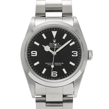ロレックス エクスプローラー 14270 ブラック メンズ 時計 【中古】【wristwatch】
