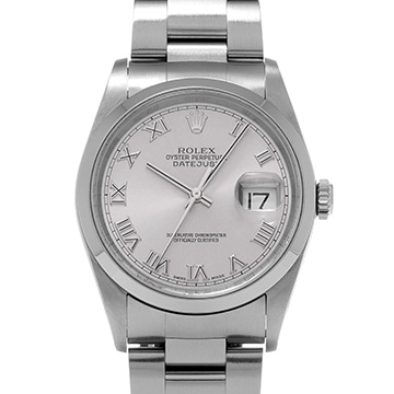 ロレックス デイトジャスト 16200 グレー メンズ 時計 【中古】【wristwatch】
