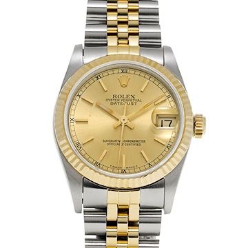 ロレックス デイトジャスト 68273 シャンパン ユニセックス 時計 【中古】【wristwatch】