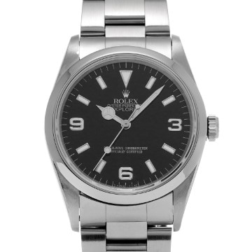 ロレックス エクスプローラー 14270 ブラック メンズ 時計 【中古】【wristwatch】