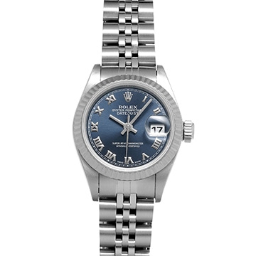 ロレックス デイトジャスト 69174 ブルー レディース 時計 【中古】【wristwatch】