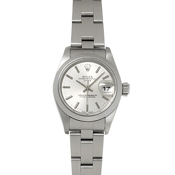 ロレックス オイスターパーペチュアル デイト 79160 シルバー レディース 時計 【中古】【wristwatch】