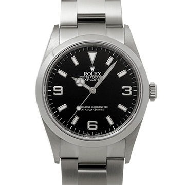 ロレックス エクスプローラー 114270 ブラック メンズ 時計 【中古】【wristwatch】