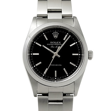 ロレックス エアキング 14000 ブラック メンズ 時計 【中古】【wristwatch】