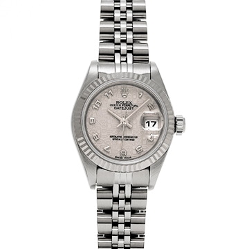 ロレックス デイトジャスト 69174 アイボリーコンピュータ レディース 時計 【中古】【wristwatch】