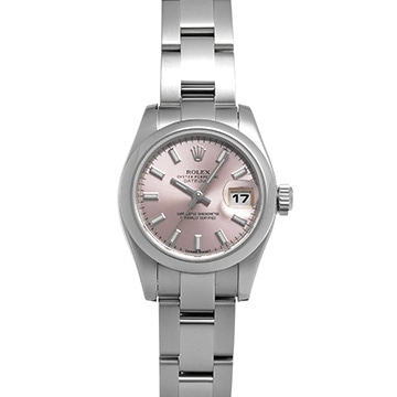 ロレックス デイトジャスト 179160 ピンク レディース 時計 【中古】【wristwatch】