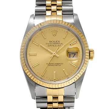 ロレックス デイトジャスト 36 16233 シャンパン メンズ 時計 【中古】【wristwatch】
