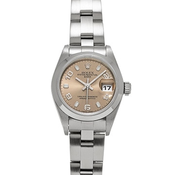 ロレックス オイスターパーペチュアル デイト 79160 ピンク レディース 時計 【中古】【wristwatch】