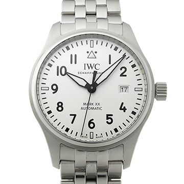 IWC パイロットウォッチ マークXX IW328208 シルバー メンズ 時計 【中古】【wristwatch】