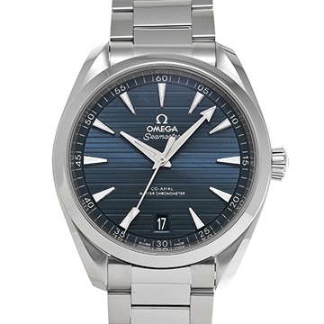 オメガ シーマスター アクアテラ コーアクシャル 220.10.41.21.03.004 ブルー メンズ 時計 【中古】【wristwatch】
