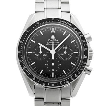 オメガ スピードマスター ムーンウォッチ プロフェッショナル アポロ17号 30th 3574.51 ブラック メンズ 時計 【中古】【wristwatch】