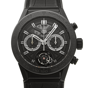 タグ ホイヤー カレラ ホイヤー02T ブラックファントム CAR5A8Z.FC6377 ブラック メンズ 時計 【中古】【wristwatch】