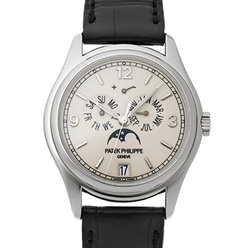 パテック フィリップ コンプリケーション アニュアルカレンダー 5146G-001 アイボリー メンズ 時計 【中古】【wristwatch】