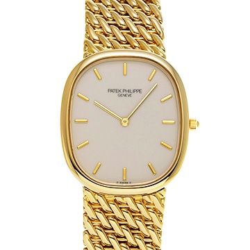 パテック フィリップ ゴールデン エリプス 3738/117 アイボリー メンズ 時計 【中古】【wristwatch】