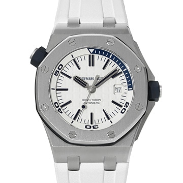 オーデマ ピゲ ロイヤルオーク オフショア ダイバー 15710ST.OO.A010CA.01 ホワイト メンズ 時計 【中古】【wristwatch】