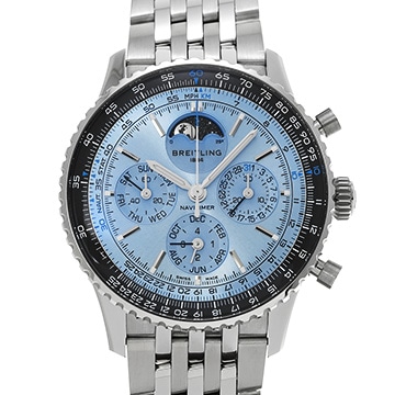 ブライトリング ナビタイマー B19 クロノグラフ PB1920251C1A1 アイスブルー メンズ 時計 【中古】【wristwatch】