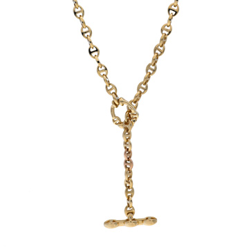 ホーセンブース オープンリンク ネックレス イエロー K18イエローゴールド YG レディース ジュエリー 【中古】【jewelry】