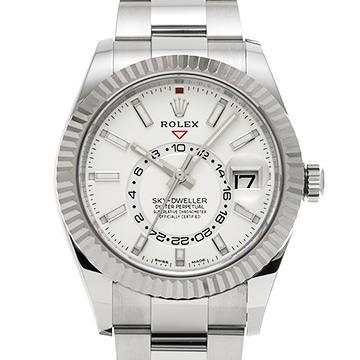 ロレックス スカイドゥエラー 326934 ホワイト メンズ 時計 【中古】【wristwatch】
