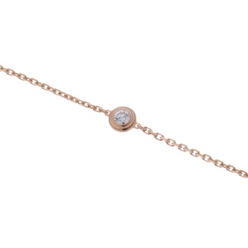 カルティエ ダムール ブレスレット XS ゴールド CRB6045717 K18ピンクゴールド PG レディース ジュエリー 【中古】【jewelry】