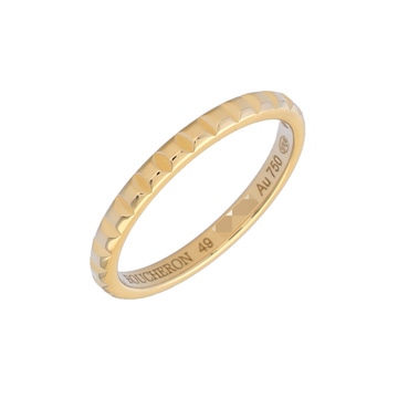 ブシュロン キャトルラディアントクルドパリリング #49 イエロー K18イエローゴールド YG レディース ジュエリー 【中古】【jewelry】