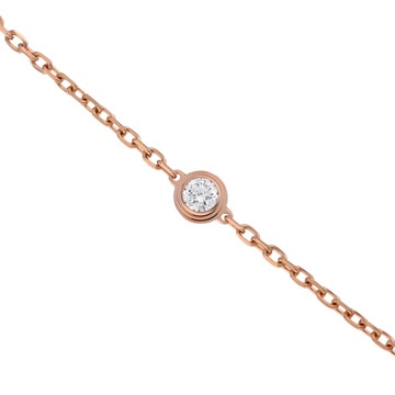 カルティエ ダムールブレスレット SM ゴールド K18ピンクゴールド PG レディース ジュエリー 【中古】【jewelry】