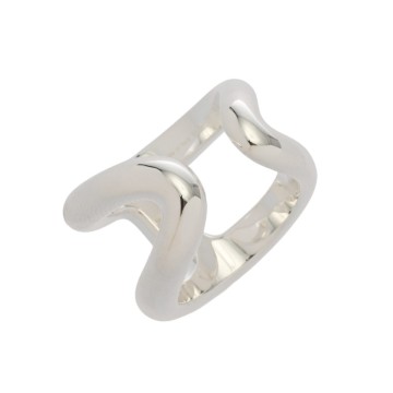 エルメス オスモズ リング #52 シルバー シルバー925 レディース ジュエリー 【中古】【jewelry】