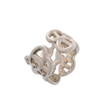 エルメス シェーヌダンクル アンシェネ リング GM #54 シルバー シルバー925 レディース ジュエリー 【中古】【jewelry】