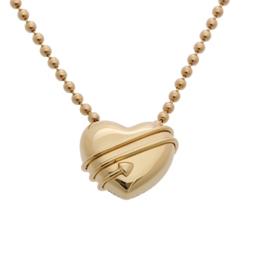 ティファニー ハート＆アロー ネックレス ゴールド K18イエローゴールド YG レディース ジュエリー 【中古】【jewelry】