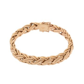 ティファニー ブレスレット ヴィンテージ ゴールド K14イエローゴールド YG ユニセックス ジュエリー 【中古】【jewelry】