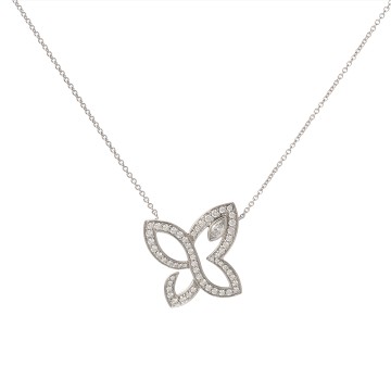 ハリー ウィンストン インフィニットリリークラスターペンダント シルバー Pt950プラチナ レディース ジュエリー 【中古】【jewelry】