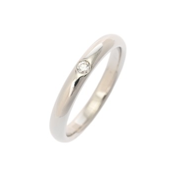 ハリー ウィンストン ラウンドバンドリング シルバー Pt950プラチナ レディース ジュエリー 【中古】【jewelry】