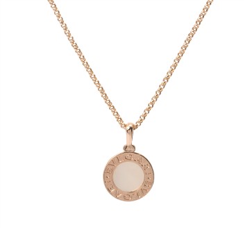 ブルガリ ブルガリブルガリ ホワイトシェル ピンク K18ピンクゴールド PG レディース ジュエリー 【中古】【jewelry】
