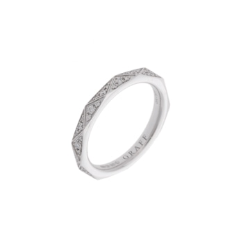 グラフ ローレンス シグネチャー シルバー K18ホワイトゴールド WG レディース ジュエリー 【中古】【jewelry】