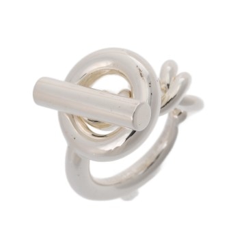 エルメス クロワゼット リング #51 シルバー シルバー925 レディース ジュエリー 【中古】【jewelry】