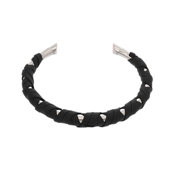 エルメス サポ サイズT5 ブラック/シルバー メタル レディース ジュエリー 【新品】【jewelry】
