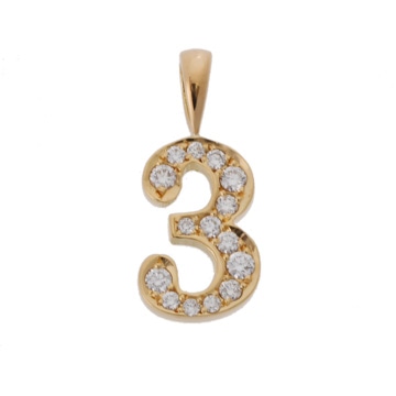 アイファニー No.3 ダイヤ ゴールド K18イエローゴールド YG レディース ジュエリー 【中古】【jewelry】