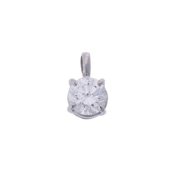 ノーブランド 一粒ダイヤ 1.006ct G-SI1-F - - Pt900プラチナ レディース ジュエリー 【中古】【jewelry】