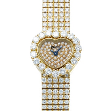 ピアジェ ハートシェイプ パヴェダイヤ 8401C626 パヴェダイヤモンド レディース 時計 【中古】【wristwatch】