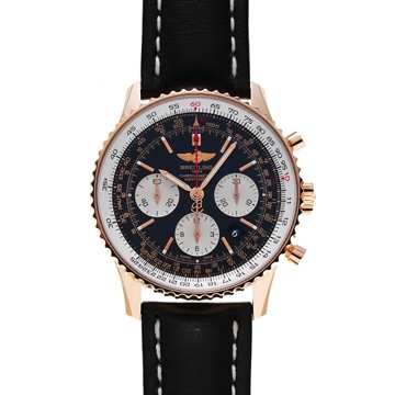 ブライトリング ナビタイマー01 RB012012/BA49 ブラック/シルバー メンズ 時計 【中古】【wristwatch】