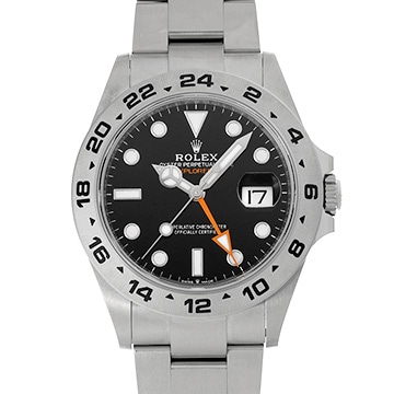ロレックス エクスプローラー II 226570 ブラック メンズ 時計 【中古】【wristwatch】