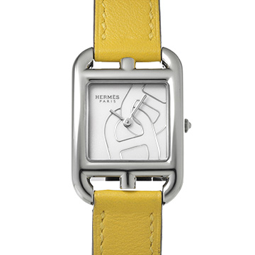 エルメス ケープコッド CC1.310 ホワイト レディース 時計 【中古】【wristwatch】