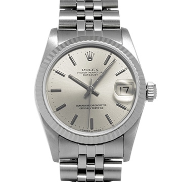 ロレックス デイトジャスト 68274 シルバー ユニセックス 時計 【中古】【wristwatch】