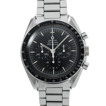 オメガ スピードマスター アンティーク キャタピラブレス ST145.0022 ブラック メンズ 時計 【中古】【wristwatch】