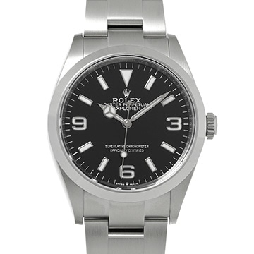 ロレックス エクスプローラー 36 124270 ブラック メンズ 時計 【未使用】【wristwatch】