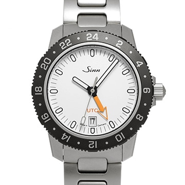 ジン 105 105.ST.SA.UTC.W ホワイト メンズ 時計 【中古】【wristwatch】