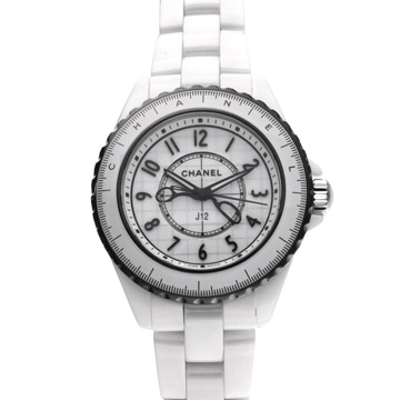 シャネル J12 クチュール 33mm H9763 ホワイト レディース 時計 【中古】【wristwatch】