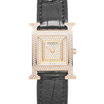 エルメス Hウォッチ 文字盤ダイヤ HH4.273 ダイヤモンド レディース 時計 【中古】【wristwatch】