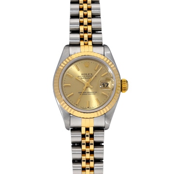 ロレックス デイトジャスト 69173 シャンパン レディース 時計 【中古】【wristwatch】