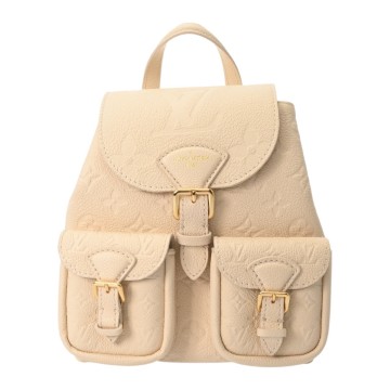 ルイ ヴィトン モノグラムアンプラント バックアップ クレーム M47106 レザー レディース バッグ 【中古】【bag】