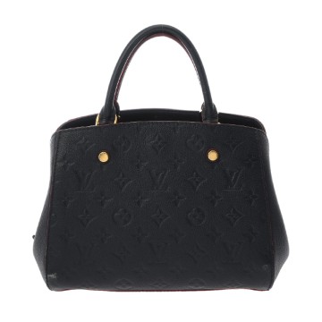 ルイ ヴィトン モノグラムアンプラント モンテーニュ BB 2WAY マリーヌルージュ M42747 レザー レディース バッグ 【中古】【bag】